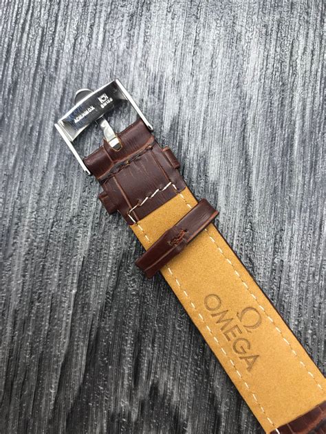 replica omega watch straps|omega leather watch straps.